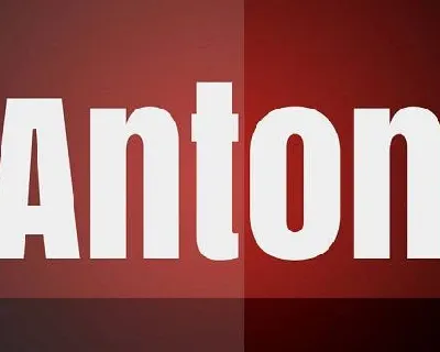 Anton Family font