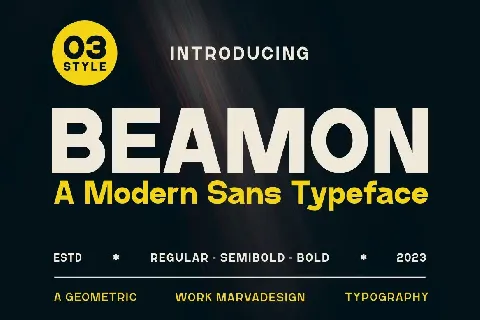 Beamon font