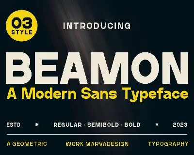 Beamon font