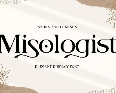 Misologist font