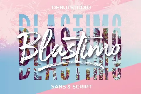 Blastimo Duo font