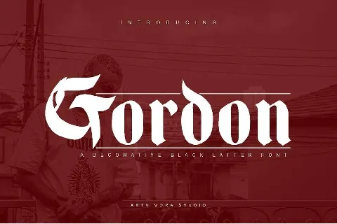 Gordon font