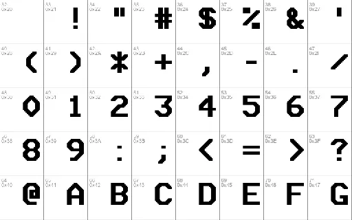 Bedstead font