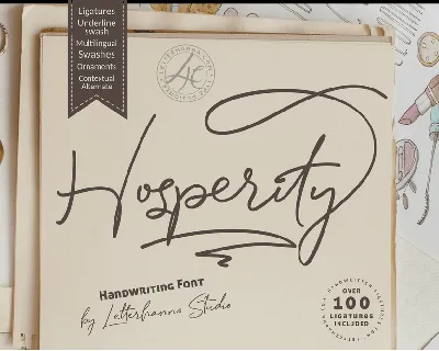 Hosperity font