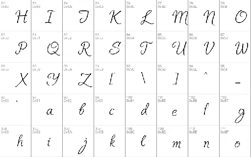 Solena Script font