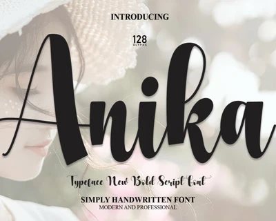 Anika Script font