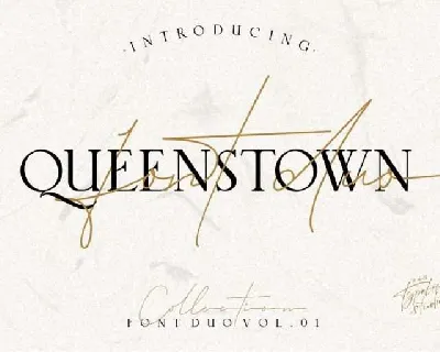 Queenstown Signature Free font