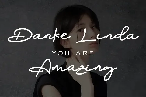 Danke Linda font