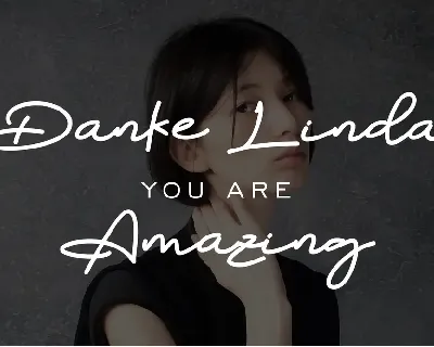 Danke Linda font