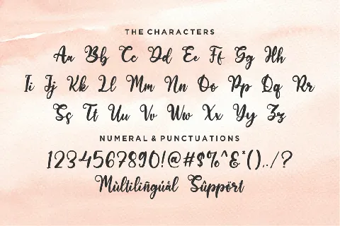 Olipeach font