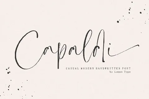 Capaldi font