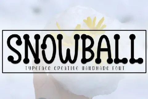 Snowball Display font