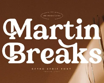 Martin Breaks DEMO VERSION font