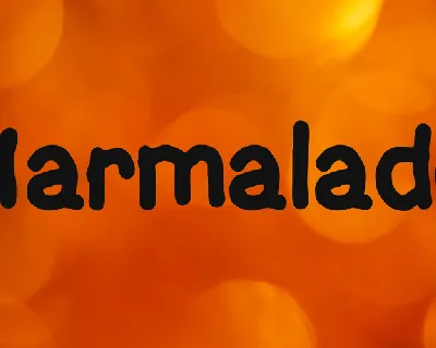 Marmalade font