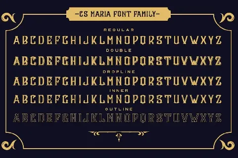 CS Maria font