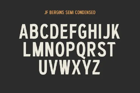 JF Bergins font