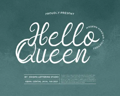 Hello Queen font