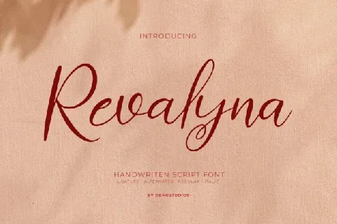 Revalyna Script font