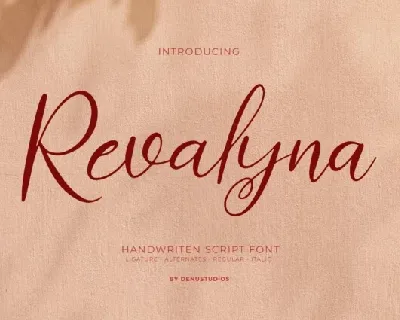 Revalyna Script font