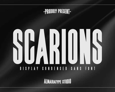 Scarions font