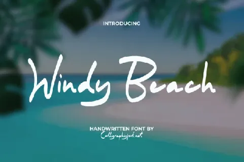 Windy Beach font