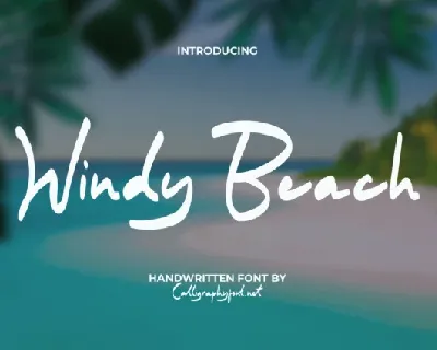 Windy Beach font