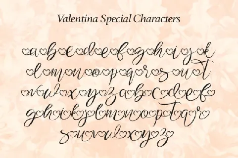 Valentina Calligraphy font