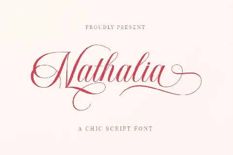 Nathalia font