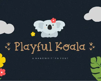 Playful Koala font