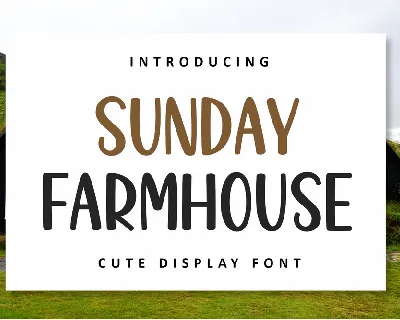 Sunday Farmhouse font