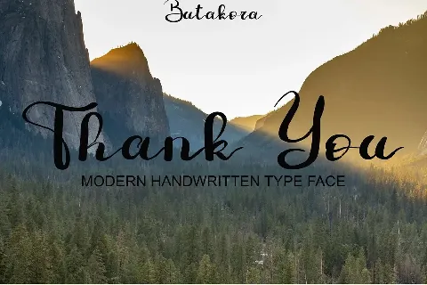 BUTAKORA font