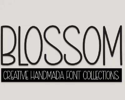 Blossom Display font