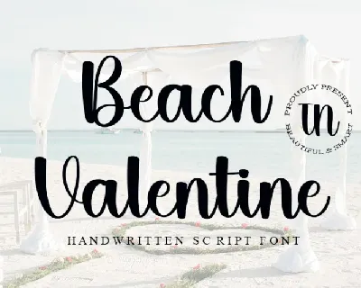 Beach Valentine font