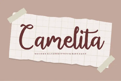 Camelita font