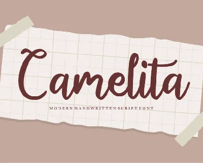 Camelita font