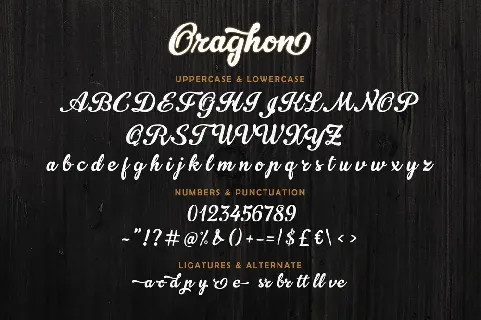 Oraghon font