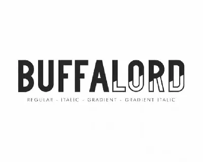 Buffalord Sans Serif font