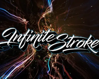 Infinite Stroke Family font