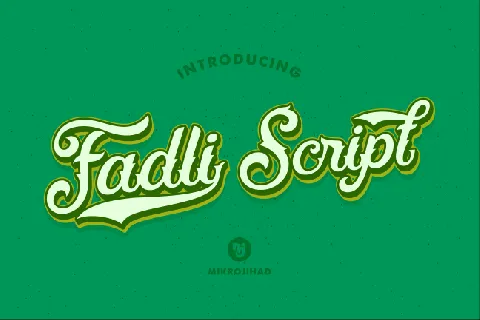 Fadli Script font