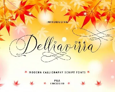 Delliavirra font