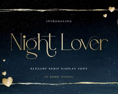 Night Lover font