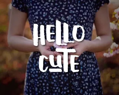 Hello Cute font