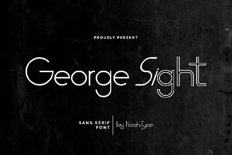 George Sight Demo font