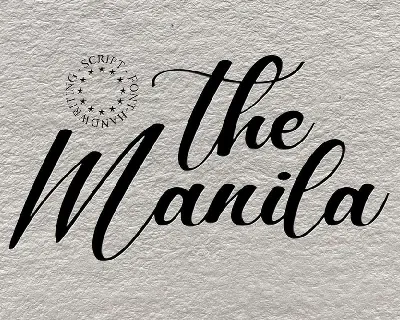 The Manila font