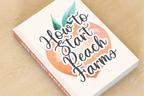 White Apricot font