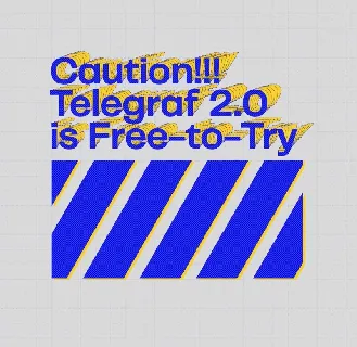 Telegraf Family font