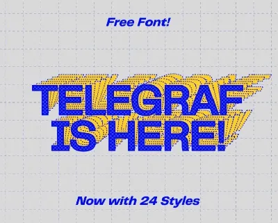 Telegraf Family font