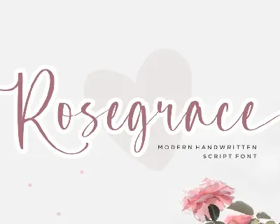 Rosegrace font