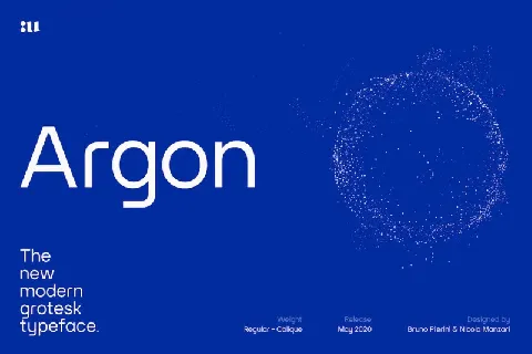Argon Sans Serif font