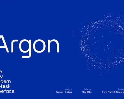 Argon Sans Serif font